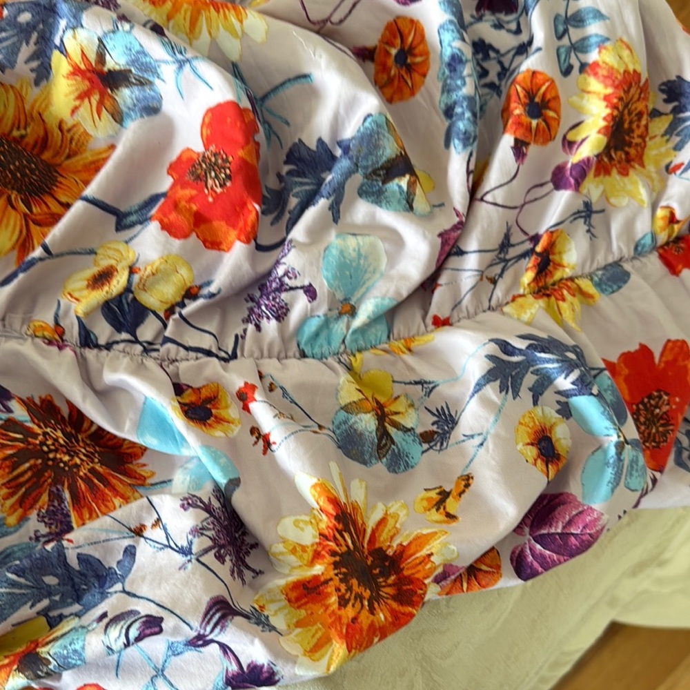 Floral Multicolor Ruffle Dress - Picture 4 of 5